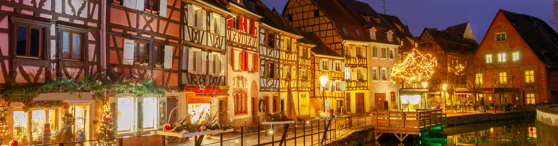 French,City,Colmar,On,Christmas,Eve.